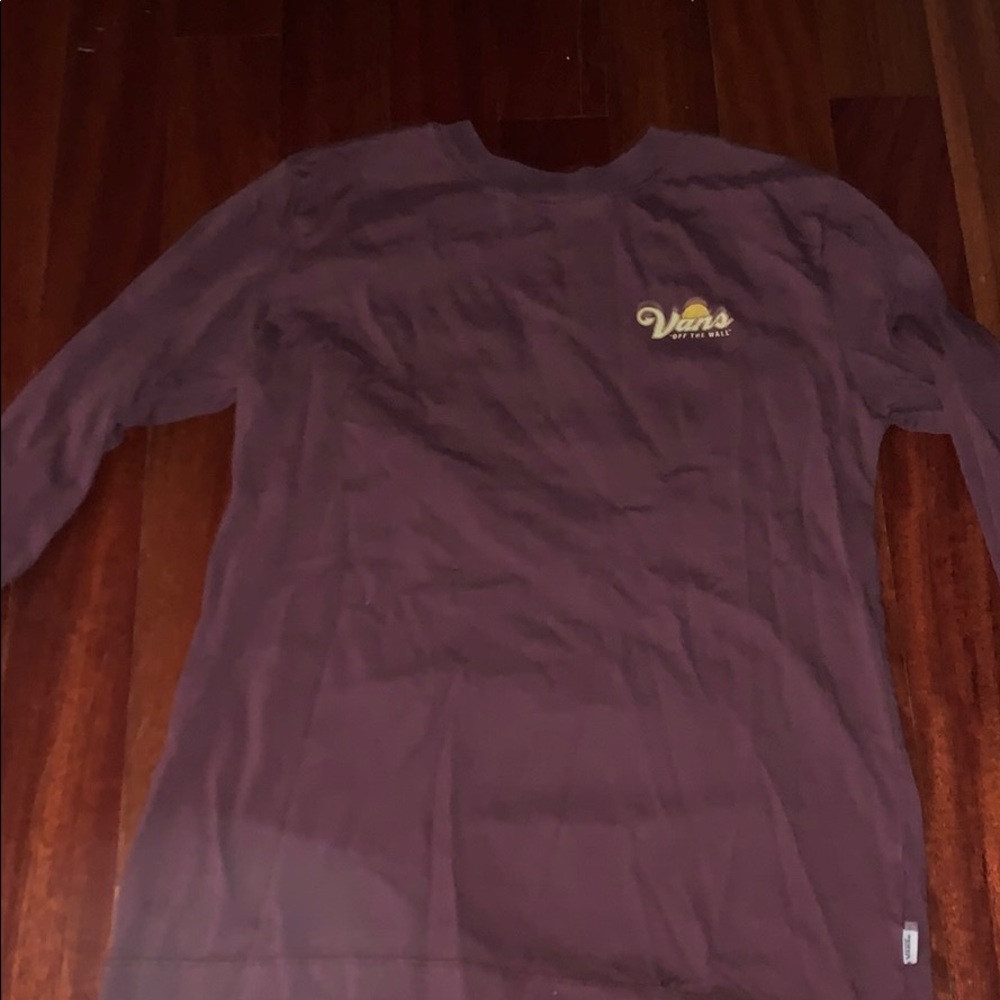 Maroon Vans Shirt